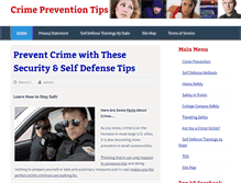 Tablet Screenshot of crimepreventiontips.org